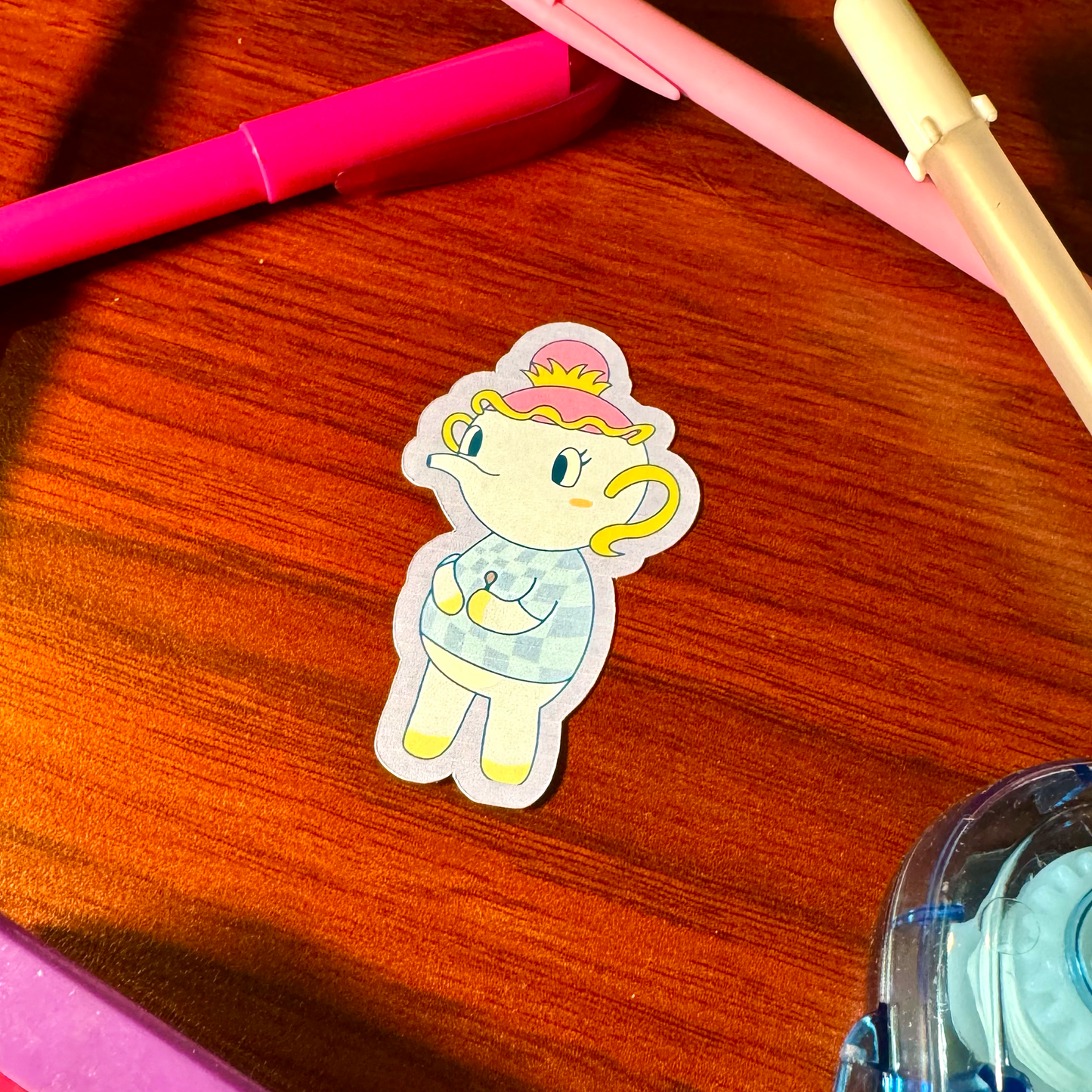 [Animal Crossing Fanart] PottyChai DieCut Sticker